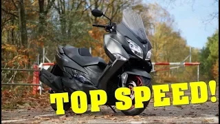 2017 Suzuki Burgman 400 - TOP SPEED