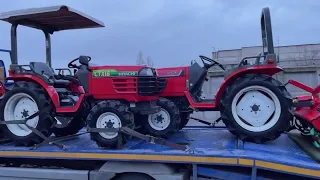 Відвантаження японських міні тракторів з Одеського майданчика Totus -Traktor