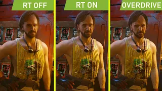 Cyberpunk 2077 Phantom Liberty Overdrive vs Ray Tracing vs RT OFF Graphics Comparison