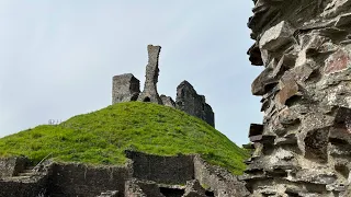 Oakhampton Castle the remains of the largest castle in Devon