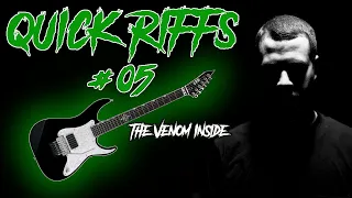 Chimaira THE VENOM INSIDE Guitar Lesson | Quick Riffs #05