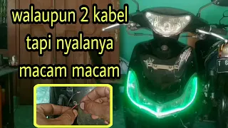 BEGINI PASANG LAMPU ALIS YANG BENAR.!! Biar bisa nyala DUA macam