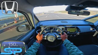 2022 HONDA JAZZ 1.5 HYBRID - AUTOBAHN POV Test Drive I 4K