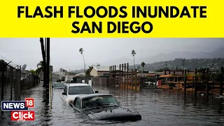 Flash Floods Inundate Homes In San Diego As Heavy Rains Sweep Through Much Of U.S | N18V | News18