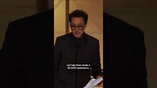 What he said!! #RobertDowneyJr #Shorts #GoldenGlobes