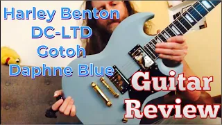 Brad Munn Mini Guitar Review, Harley Benton DC-LTD Gotoh Daphne Blue