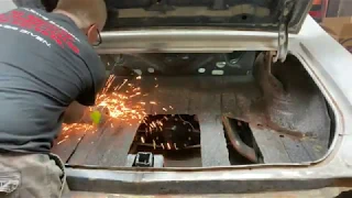 Ep. 11 - 70 Chevelle Restoration- Trunk Pan Replacement