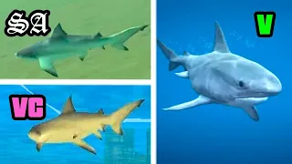 Shark in GTA Games (Evolution)