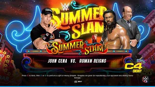 WWE 2K23 PC - John Cena VS Roman Reigns