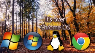 Tux fights Chrome OS