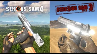 SERIOUS SAM 4 VS SERIOUS SAM 3 (FUSION) - WEAPONS
