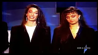 Le papere dei presentatori del festival di Sanremo 1989
