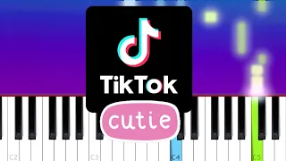 Stephen Sharer - TikTok Cutie ft. Topper Guild  (Piano tutorial)