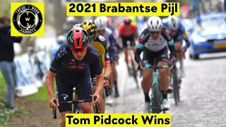 Tom Pidcock Wins | 2021 Brabantse Pijl | La Flèche Brabançonne | Sprint