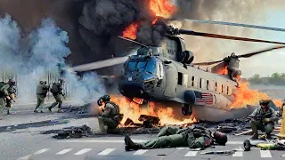 95 US helicopters carrying elite soldiers were hit by Russian anti-air missiles