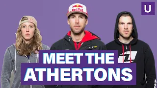 Shredding at Home w/ the Athertons | GREATEST MOUNTAIN BIKING FAMILY | Four by Three | Unstoppable