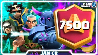 Top Ladder Push With Pekka Bridge Spam Deck Against Hard Matchups 😤- Clash Royale