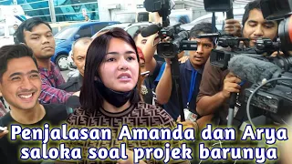 Amanda Manopo dan Arya Saloka berikan penjalasan soal projek barunya