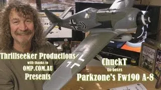 Parkzone Focke Wulf 190 A8 ChuckT Un-boxing/Review