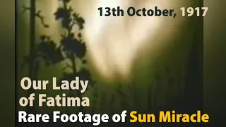 Rare & Amazing Footage Reportedly of Fatima Sun Miracle & Powerful Commentary by Friar!