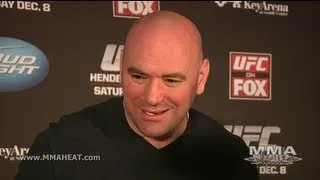 Dana White UFC on FOX 5 Media Scrum: Rousey Fight, GSP vs Diaz, Pot As PED + Anderson Silva