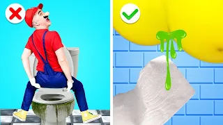 GENIALES GADGETS PARA BAÑOS DE SUPER MARIO 🚽Los Mejores Trucos Para Padres y Gadgets Para Todos