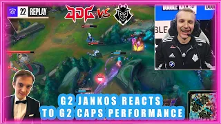 G2 Jankos Reacts To G2 Caps Performance [G2 vs JDG]