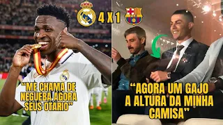 Real Madrid 4 x 1 Barcelona - SIMPLESMENTE 3 GOLS DO VINI JR!⭐