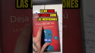 LAS MEDITACIONES DEL LIBRO: DEJA DE SER TÚ DE JOE DISPENZA #joedispenza  #meditaciones #dejadesertu