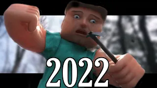 Evolution of Steve MineCraft 2011-2022