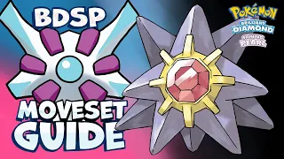 How to use STARMIE! STARMIE Moveset Guide! Pokemon Brilliant Diamond and Shining Pearl