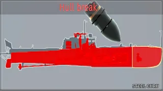 3,000mm ENORMOUS Shell VS Navy