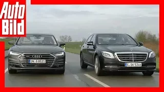 Audi A8 gegen Mercedes S-Klasse (2018) Vergleich/Test/Review/Details