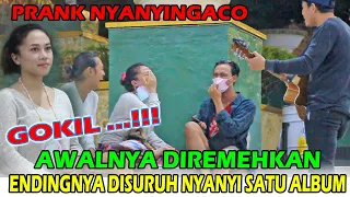 AWALNYA DIREMEHKAN ENDINGNYA DISURUH NYANYI SATU ALBUM | PRANK NYANYI NGACO !!!