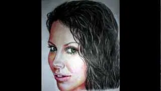 My portrait drawings slideshow. Слайд шоу. Портреты.