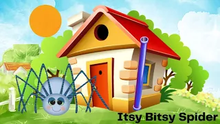 Itsy Bitsy Spider 🕷️| #phonics_song #song #kidssong #toddler #nurseryrhymes