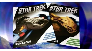 Star Trek Starships Collection #32 & 33 Review : Starfleet Runabout & Cardassian Hideki Class :o)