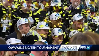 Back-to-back-to-back: Hawkeyes take Big Ten tourney title after OT win over Nebraska