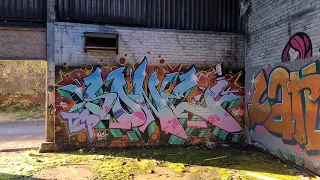 Hidden Gem Graffiti Abandoned Factory Loxley Valley Sheffield UK
