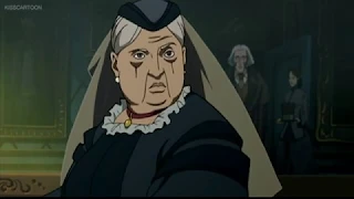 van helsing queen of England scene