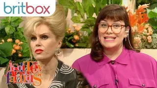 Patsy Freezes on Live Television While Being Interviewed by Dawn French | Absolutely Fabulous