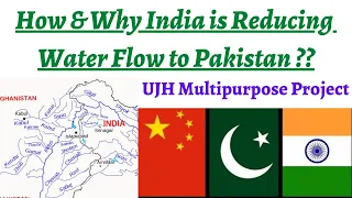 India to reduce Ravi river water flow to Pakistan, Ujh multipurpose project, Indus Water Treaty 1960