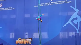 Александра Буше. Соревнования по воздушной гимнастике. Казань 5 мая 2024