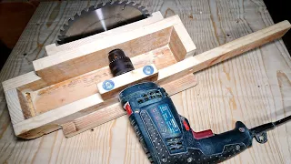 How to Make a Table Saw from an old drill