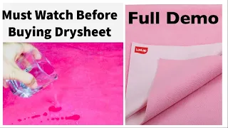 How to use Dry sheet | Urine Sheet | Waterproof Baby Mattress Protector | LuvLap baby Dry Sheet