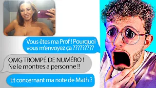 Sa Prof lui a envoyé ça.. (2 HISTOIRES SMS)