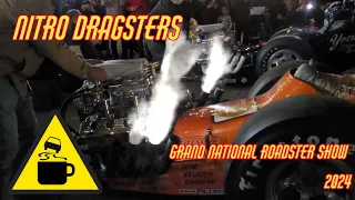 Vintage NITRO Dragsters get loud and shoot flames #dragracing #automobile