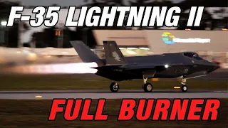 RAAF F-35A Full Burner Take-off