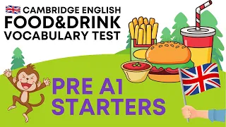 Food and drink English vocabulary Pre A1 Fun for Starters - Cambridge English YLE Exams