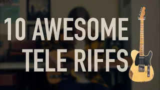 10 Awesome Riffs Played On A Telecaster In 1 Take!